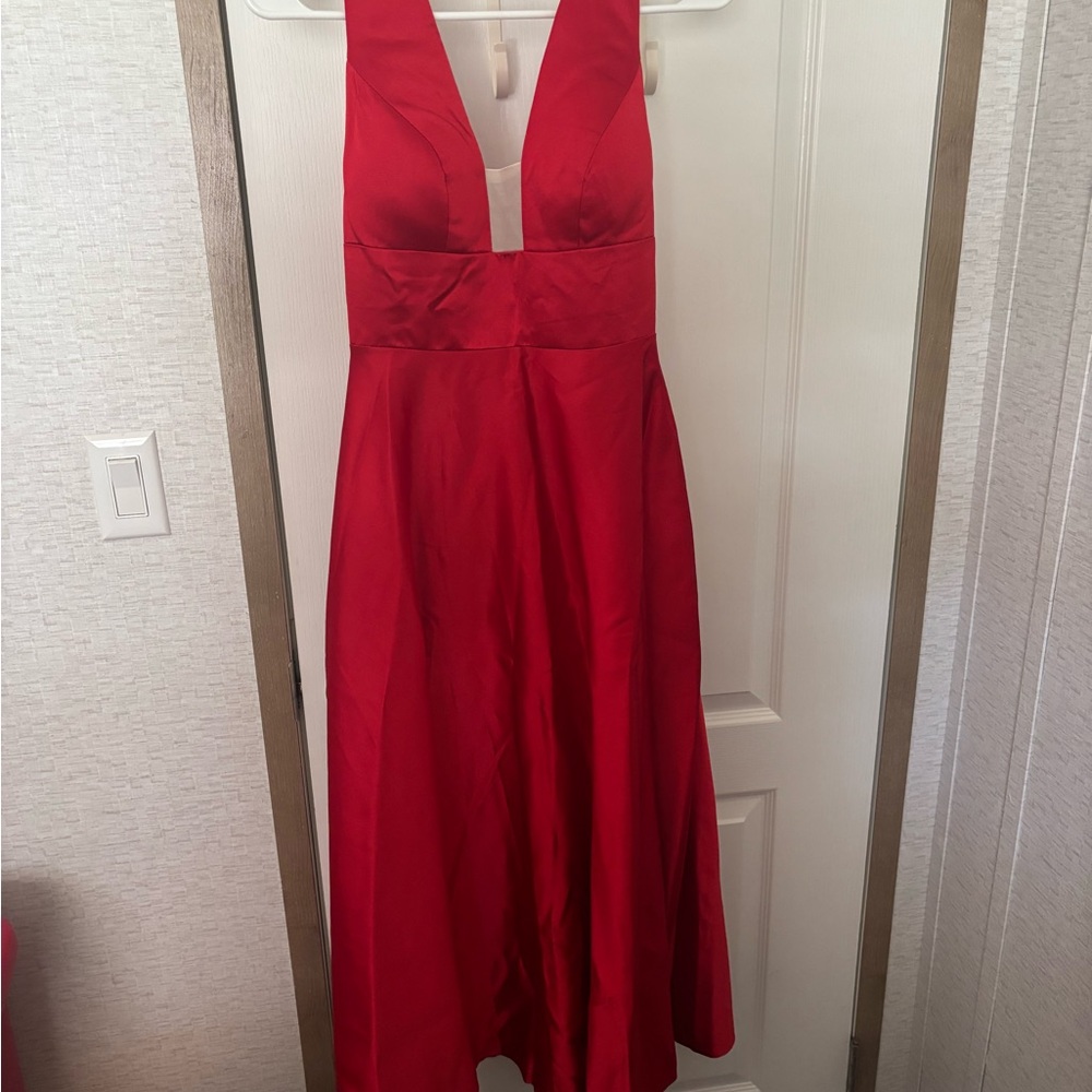 Elegant Red Evening Dress
